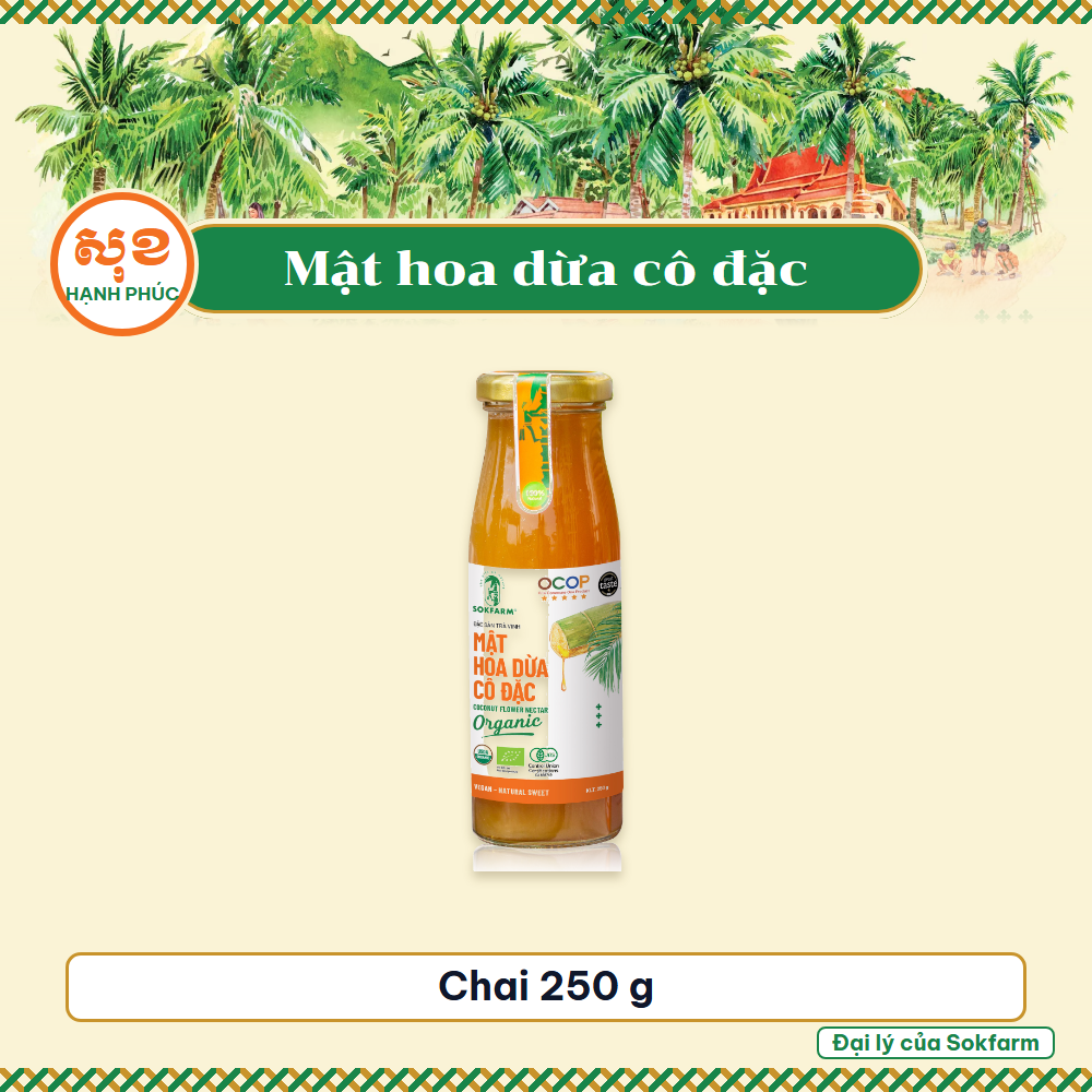 Mật hoa dừa cô đặc 250 g, 1 chai