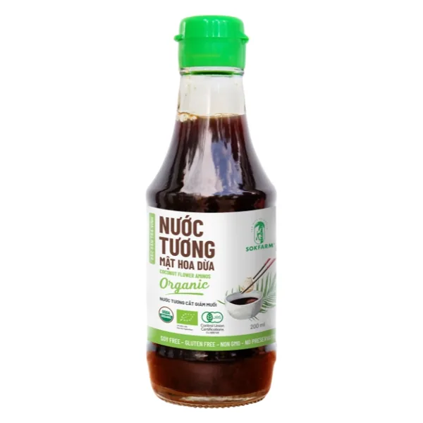 Nước tương mật hoa dừa organic - Dòng ít muối