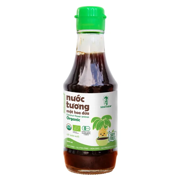 Nước tương mật hoa dừa organic cho bé