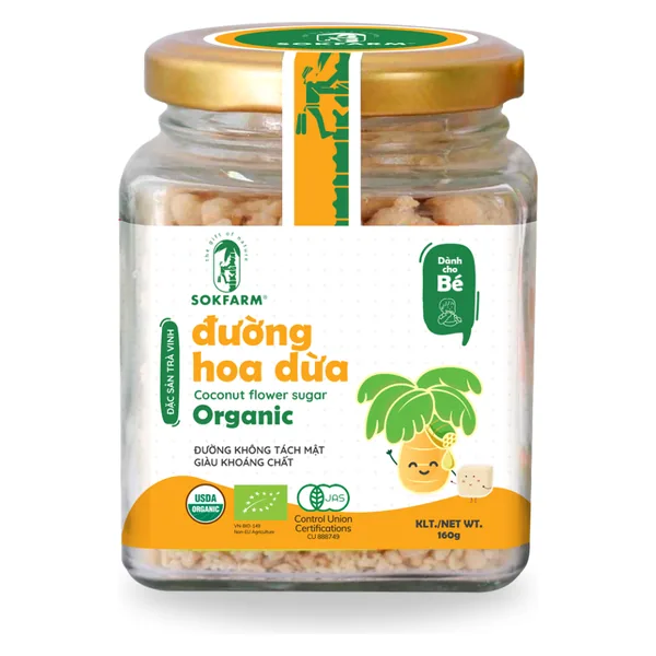 Đường hoa dừa organic cho bé